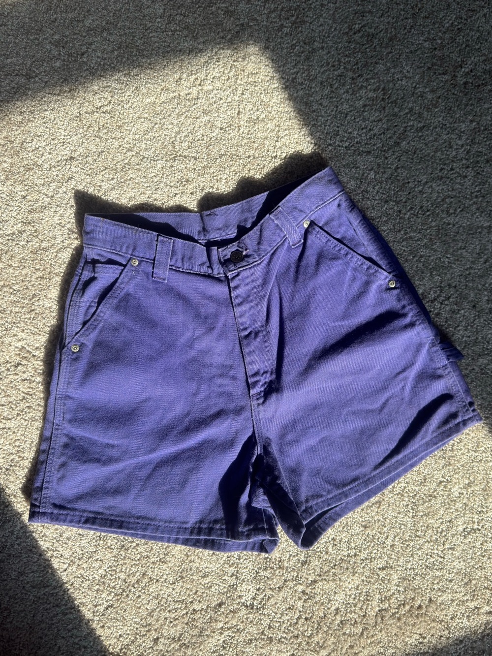 Lee Women’s Vintage 90s High Waist Shorts in Purple